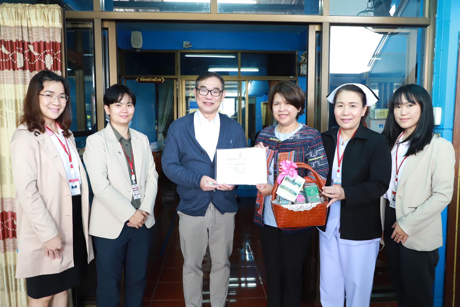 งานส่งเสริมสุขภาพชุมชน โรงพยาบาลศูนย์การแพทย์ มฟล. ได้ออกหน่วยบริการตรวจคัดกรองมะเร็งเต้านม ณ รพ.สต.ท่าสุด