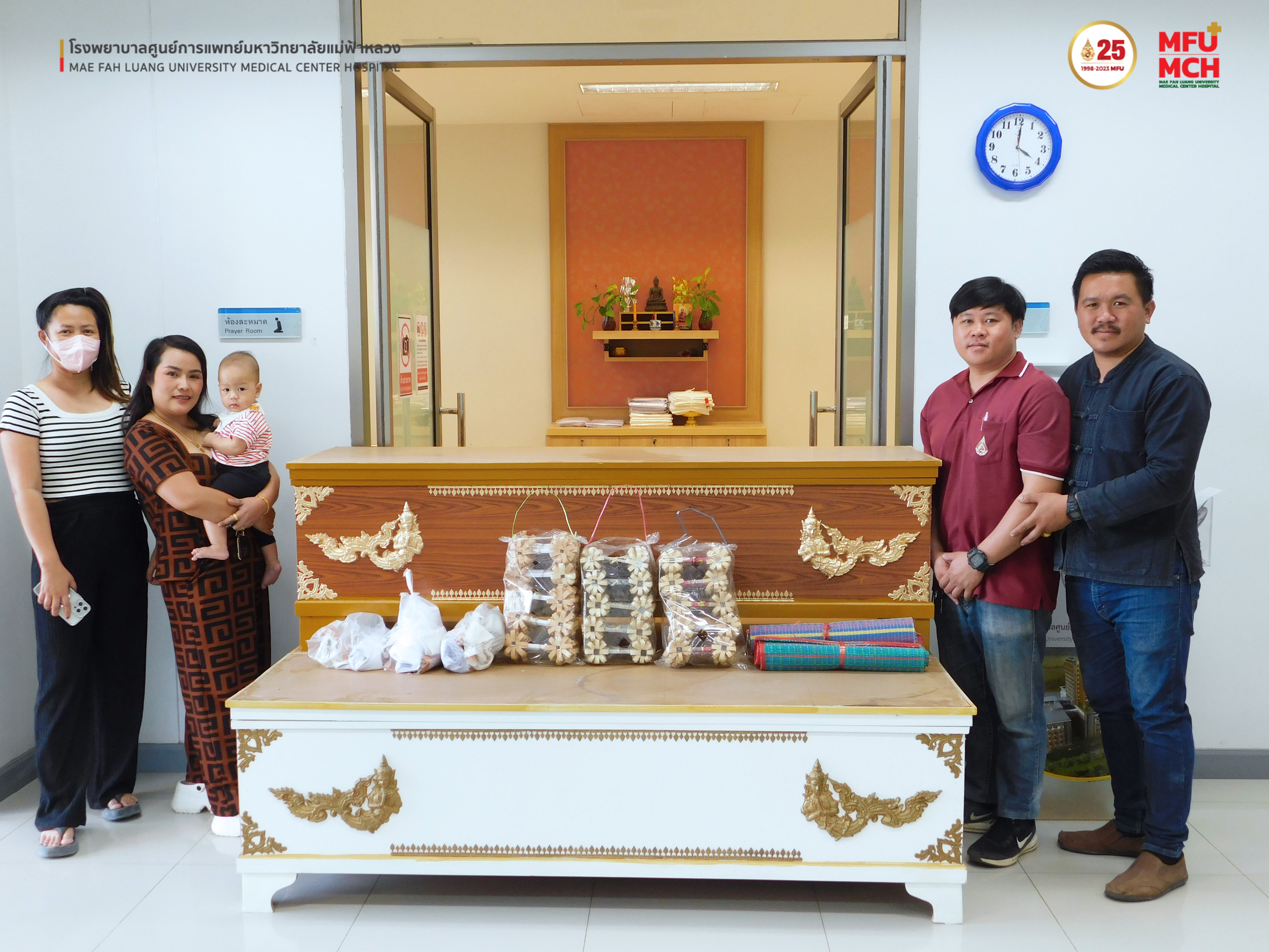 งานนิติเวช รพศ.มฟล. ได้รับบริจาคโลงศพ จำนวน 3 โลง จากผู้มีจิตศรัทธา
