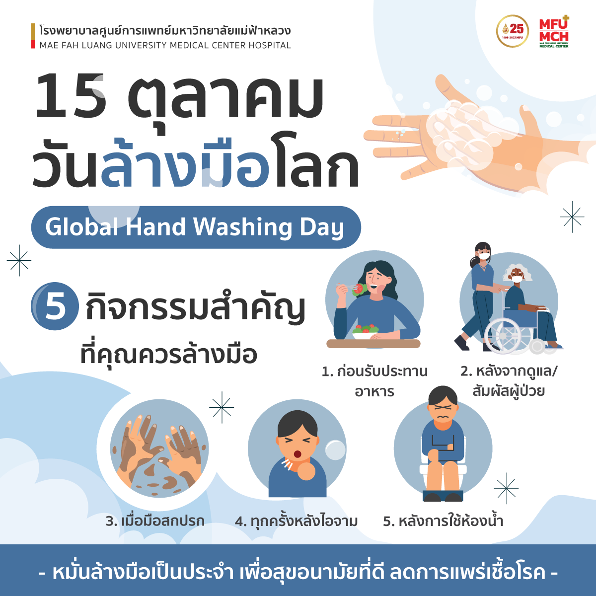 15 ตุลาคมวันล้างมือโลก (Global Hand Washing Day)