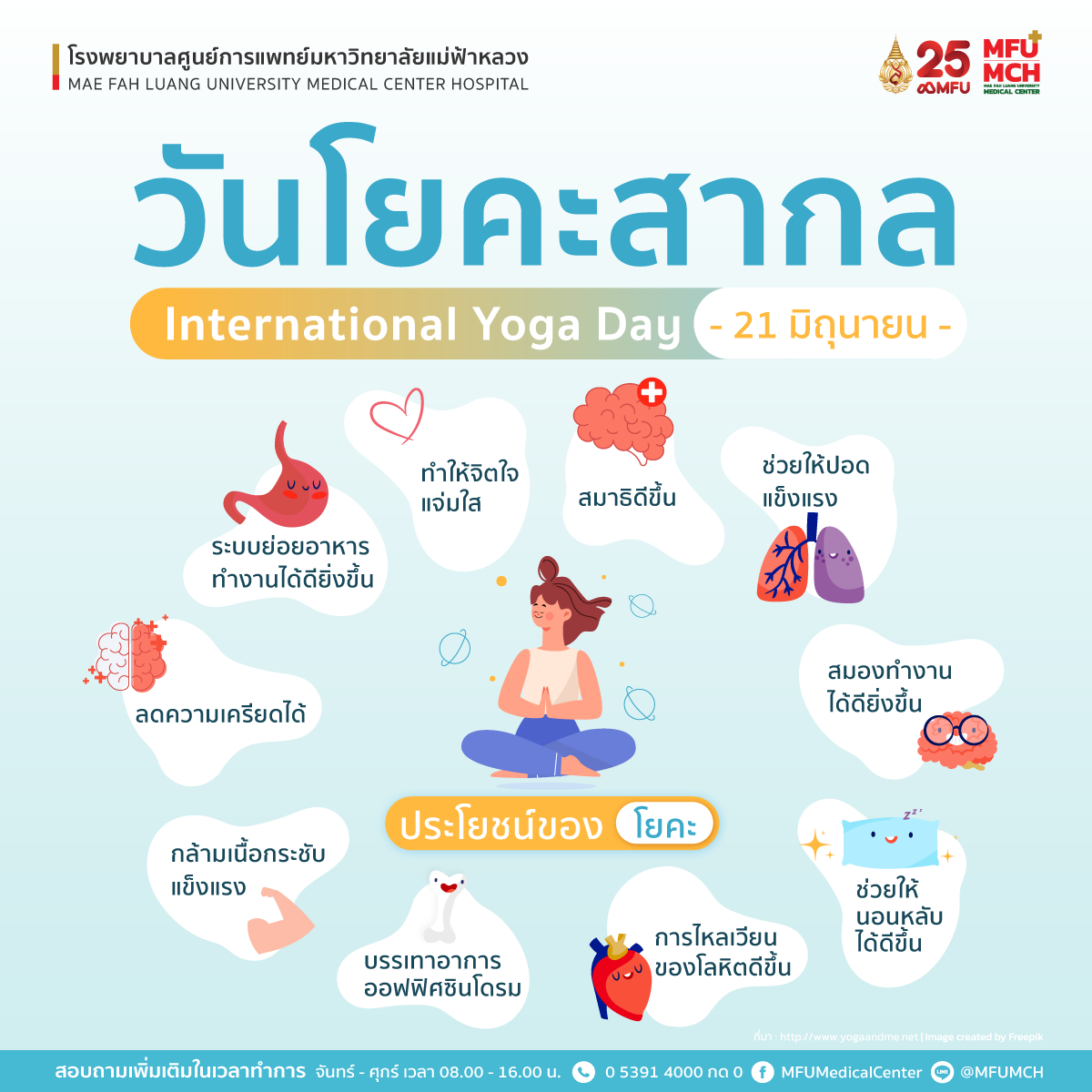 21 มิถุนายนวันโยคะสากล (International Yoga Day)