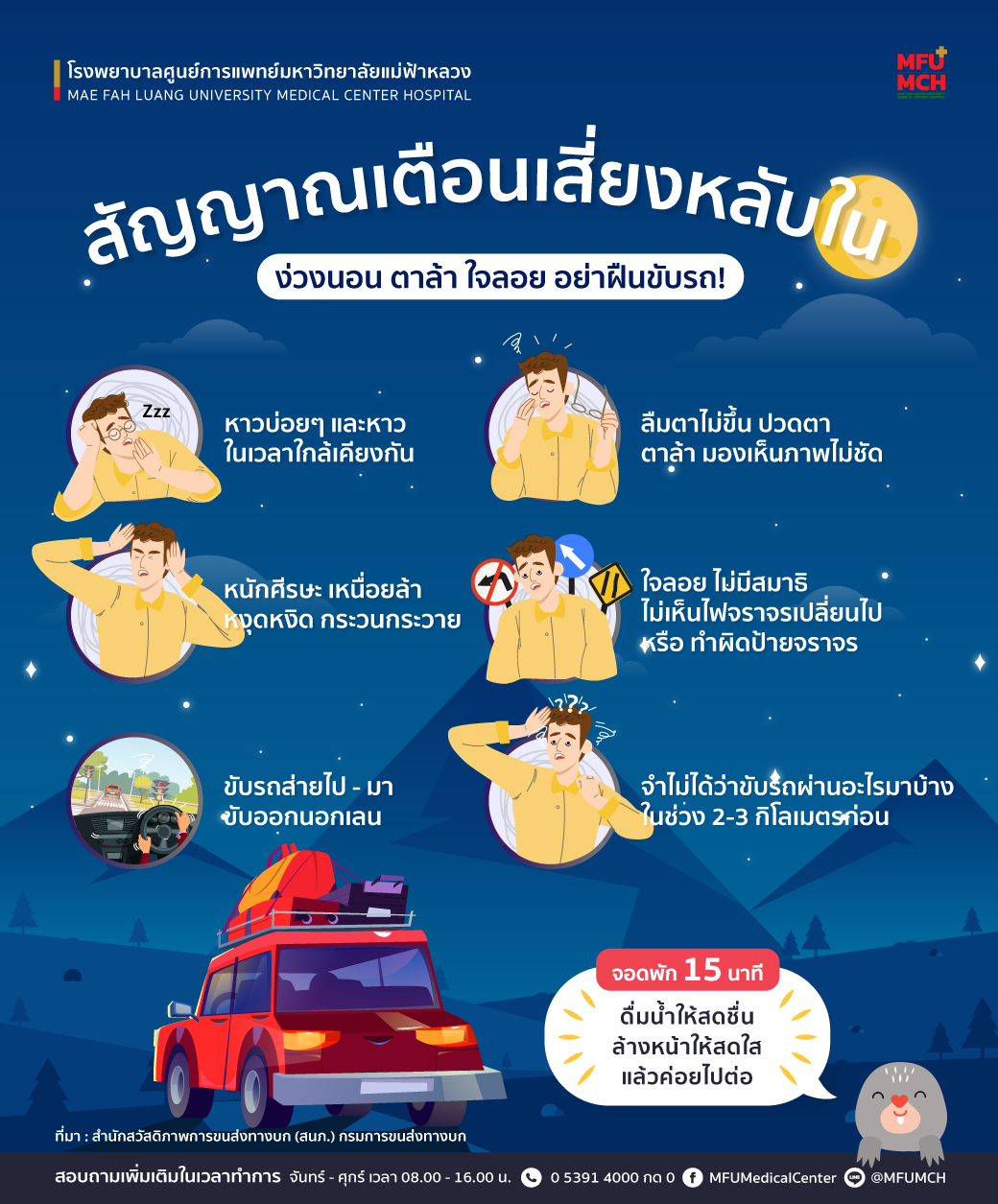 สัญญาณเตือนเสี่ยงหลับใน!!?